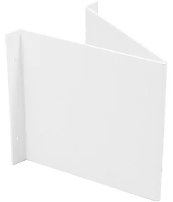 Produktbild von Dreifke® Winkelschild blanko zur Wandmontage, Kunststoff, 200x200 mm