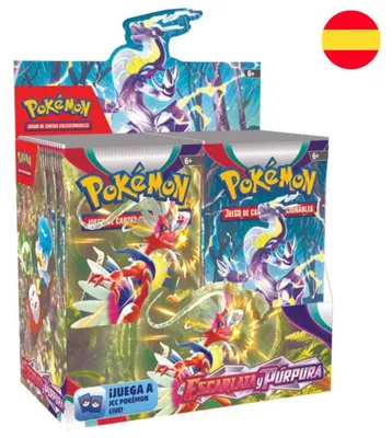 Produktbild von Pokemon Trading Card Game Scarlet & Violet Blister Sortiment 24 Sammelkarten Englisch Mehrfarbig  Kinder Mehrfarbig One Size