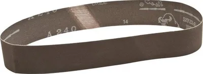 Produktbild von Holzmann Schleifband 40x620mm, Körnung K240, ungelocht, nicht kletthaftend, für Holz-Handschleifer