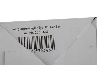 A close-up of a cardboard box with product information and a barcode.