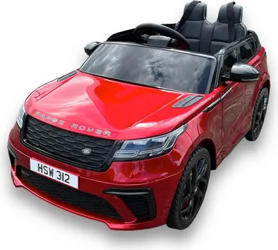 Produktbild von Kinder Elektroauto Range Rover Velar 12v, Zwei Motoren, LED,,rot