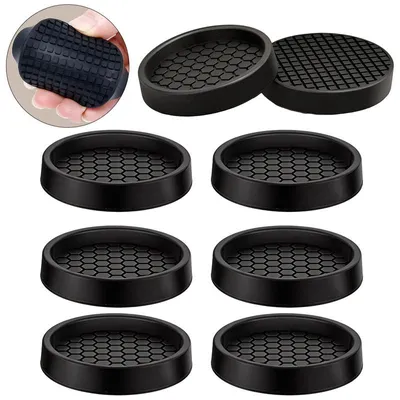 Produktbild von Anti Rutsch Möbel Pads Silikon 5 cm universal Bodenschoner 8er Set kratzschutz für Möbelbeine Sofa Stuhl Kommode