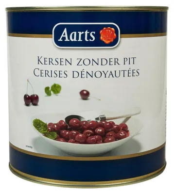 Zdjęcie produktu dla Aarts Kersen bez pestki 2650g - wiśnie bez pestek, idealne do pieczenia i jako przekąska