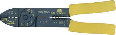 Obrázek produktu pro Kleště Strend Pro, 210 mm, odizolovací kleště, krimpovací kleště, elektrikářské kleště, na kabely