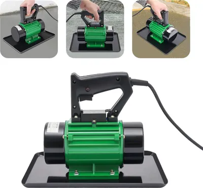 Produktbild von Betonvibrator, 250W Leistungsaufnahme, bis zu 3500 U/min Vibrationsgeschwindigkeit, 220,46 lbs Vibrationskraft, langlebiges Kunststoff- und Gusseisenmaterial, ergonomisches Handhabungsdesign