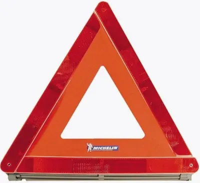 Image de Triangle de signalisation Michelin 009535 en ABS (copolymère d'acrylonitrile-butadiène-styrène)