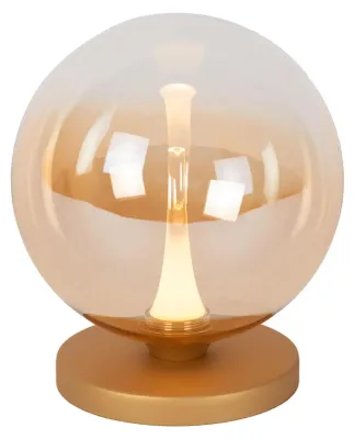 Productafbeelding van Lucide GISELA - Bureaulamp – zwart, 16 cm, 18 cm, 5W, 2700K - Bureaulampen en nachtlampen (13594/04/62)