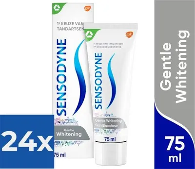 Immagine prodotto di Dentifricio per denti sensibili - Sbiancante, delicato - 2 x 75 ml x 12