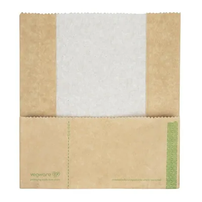Produktbild von Vegware Kompostierbare Panini-Tüten aus Packpapier (500 Stück)