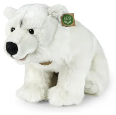 Produktbild von Kuscheltier Eisbär sitzend 47 cm weiß Plüscheisbär