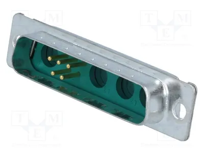 Image de 1 x Connecteur D-Sub spécial, 9 broches (4 et 5), mâle, pour câbles 3009W4PCM99A10X, type D-S