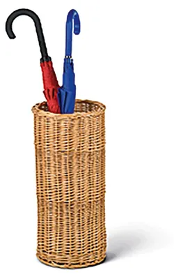 Image de Support-parapluie rond, couleur marron, diamètre 28 cm, hauteur 50 cm