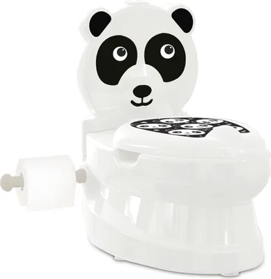 Produktbild von Meine kleine Toilette Panda mit Spülsound und Toilettenpapierhalter