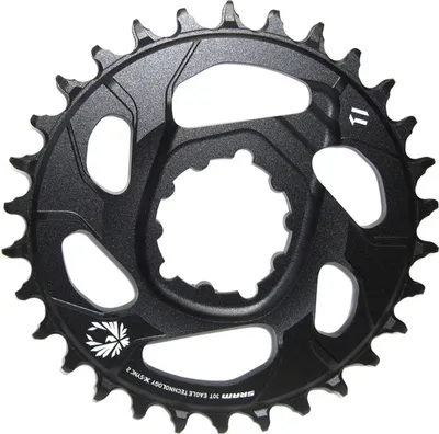 Produktbild von SRAM 11.6218.030.200 Kettenblatt 'X-Sync Eagle' 12-fach, 30 Zähne, Alu, Direct Mount, offset 4mm, schwarz