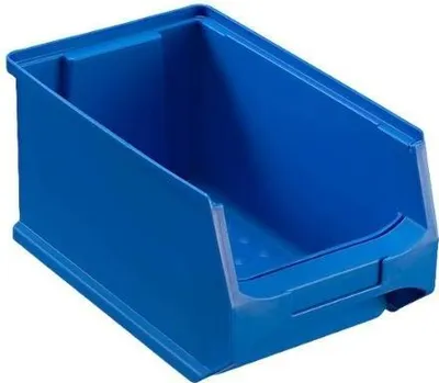Produktbild von Blaue Sichtlagerbox 3.0 | HxBxT 12,5x14,5x23,5cm | 2,8 Liter | Sichtlagerbehälter, Sichtlagerkasten, Sichtlagerkastensortiment, Sortierbehälter