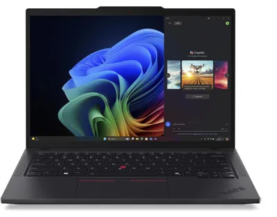 Produktbild von Lenovo ThinkPad T14 Gen 6 (AMD) Copilot+ PC AMD Ryzen AI 5 340 Laptop 35,6 cm (14") WUXGA 16 GB DDR5-SDRAM 512 GB SSD Wi-Fi 7 (802.11be) Windows 11 Pro Deutsch Schwarz