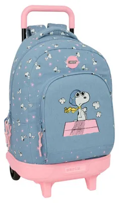 Produktbild von Safta Snoopy 33l 33x45x22 Cm Rucksack Mit Rollen Blau  Kinder Blau One Size