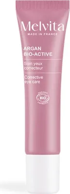 Imagen del producto de Melvita Argan Bio Active, Crema para el contorno de ojos, para mujeres, apta para todo tipo de piel, antiedad, antiarrugas, nutritiva, suavizante, aceite de argán, formato tubo
