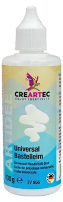 Produktbild von CREARTEC Universal Bastelleim Transparent - perfekt geeignet zum Basteln - Inhalt 100g - 77956