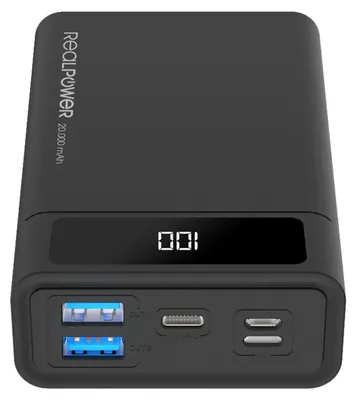 Image de Realpower RealPower PB-20k PD 20000 mAh Noir
