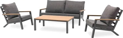 Produktbild von 5-Sitzer-Gartenmöbel mit Holzoptik-Verbundplatte