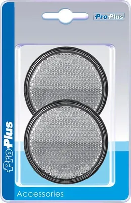 Obrázok produktu pre Reflektor biely 60 mm so skrutkou 5 mm v blistri