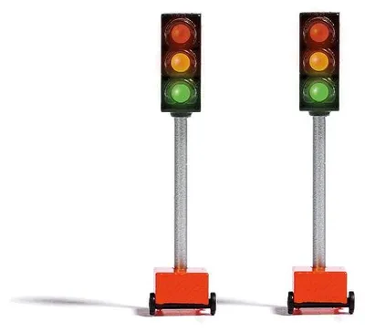 Immagine prodotto di Busch 5451 Segnali luminosi da cantiere 2 pezzi LED - Assortimento
