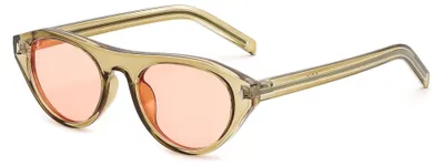 Produktbild von Sonnenbrille im Retro-Design mit Katzenaugenform und UV400-Schutz