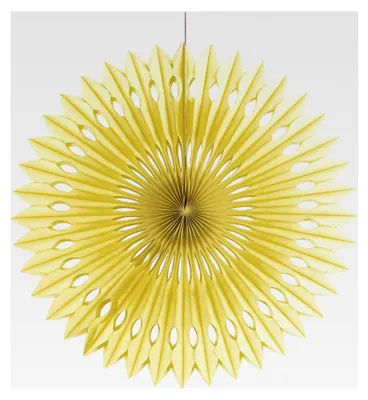 Produktbild von Dekofächer 40 cm in Gold