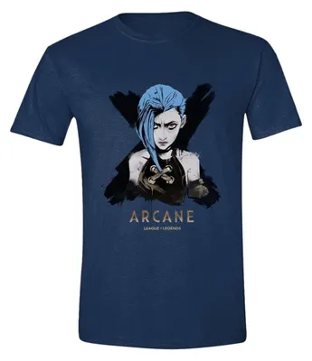 Immagine prodotto di Maglietta Arcane, ritratto di Jinx, taglia M
