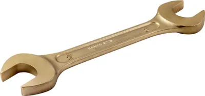 Produktbild von Bahco Funkenfreier Doppelmaulschlüssel, 30 x 32 mm, aus Aluminiumbronze, 265 mm
