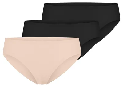 Produktbild von Schiesser 3er Pack Invisible Light Panty Super softes, leichtes Material, Nahtlos verarbeitet mit flach verklebten Seiten, Unsichtbar unter Kleidung