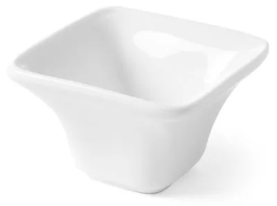 Produktbild von 12x Tapasschälchen Cuadrado, Porzellan, weiß, 5,9 x 5,9 x 3,7 cm
