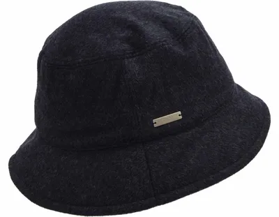 Imagen del producto de Gorro de lana y cachemira Seeberger, modelo Fischerhut 20241-0, color gris, talla única