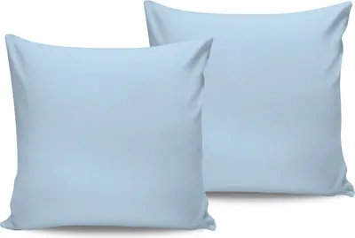 Zdjęcie produktu dla L'Essentiel Linge de Maison, De Blue, satynowy zestaw poszewek na poduszki (2 sztuki) (FR), niebieski, 100% satyna bawełniana, 60 x 60 cm