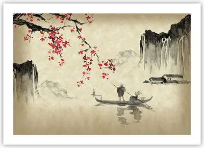 Produktbild von Poster - Poster ohne Rahmen - Blume Kirschen Japan - 70x50 cm - Wand Bild - Wanddeko - Wandbilder - Kunstposter - Wandposter - Bilder - Kunstdruck - Wanddekoration - Wandbild - P2XAA70x50-5020