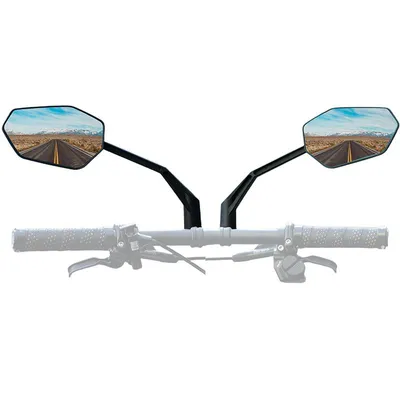 Produktbild von ROCKBROS Fahrradspiegel Set HD 360° Anti-Glare, Rückspiegel links und rechts für MTB Rennrad E-Bike, Lenker 20–23 mm