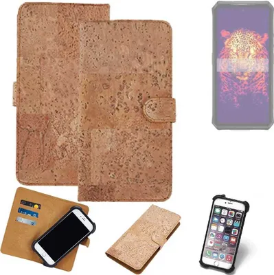 Produktbild von K-S-Trade Hülle kompatibel mit Ulefone Armor 28 Ultra  Kork Handyhülle Cover  Schutzhülle TPU Case Bumper in Hellbraun, (1x)