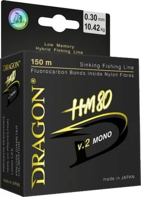 Obrázek produktu pro Dragon Hm80 V.2 Mono Kabel 0,283 Mm 9,17 Kg 150 M Světle Zelená Pdf-30-00-128 |Pdf-30-00-128