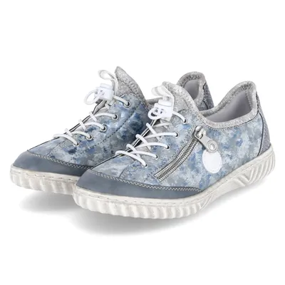 Produktbild von RIEKER Damen Sneaker blau Kunstleder - Größe: 40
