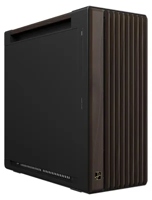 Produktbild von ASUS ProArt PA602 Wood Edition Modern Black - Metal Panel, Midi Tower, PC, Schwarz, Holz, ATX, DTX, EATX, micro ATX, Mini-DTX, Mini-ITX, Metall, Holz, Heimbüro