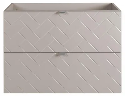 Zdjęcie produktu dla Szafka Łazienkowa Wisząca Pod Umywalkę 80X46 Cm Rensan Kaszmir Fronty Mdf