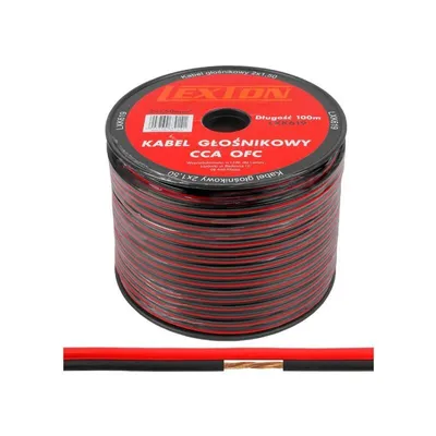 Obrázok produktu pre Reprokábel 2x1,5mm KLS1,5 červeno-čierny