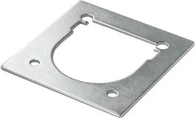 Imagen del producto de Placa de montaje Sjoroog de 120 x 115 mm, color plateado, en blíster