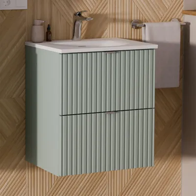 Produktbild von Waschtisch 50cm, grün, NEWPORT-56-GREEN
