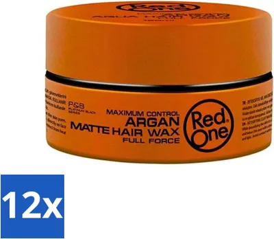 Productafbeelding van Red One - Haarcrème - Argan Mat - Verzorgende styling - Voor intensieve verzorging en een matte look - 150 ml - Voordeelverpakking - 12 stuks