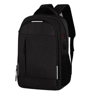 Imagen del producto de Mochila de carga USB: elegante y espaciosa, color