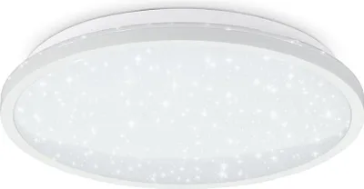 Produktbild von B.K.Licht LED Deckenleuchte Weiß rund Ø28cm 18W 2000lm Neutralweiß 4000K Sterneneffekt Backlight