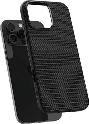 Produktbild von Spigen Liquid Air T (MagFit), Cover, Apple, iPhone 16 Pro Max, 17,5 cm (6.9"), Schwarz