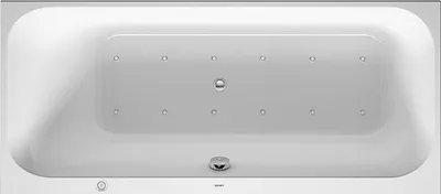 Produktbild von Duravit Whirlwanne Happy D.2 160x70cm, Air-Sys, EB-Vers, 1 RS li, we.